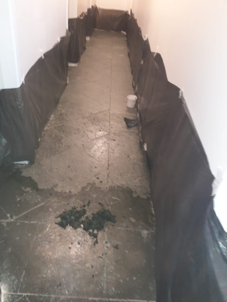 Piso de ardósia tratado - JF Polimentos